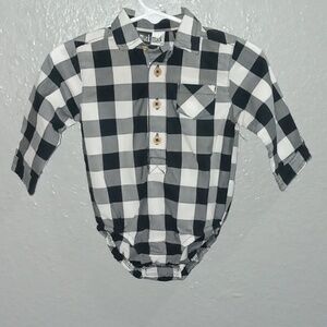 Mick Mack Ltd. checked onesie